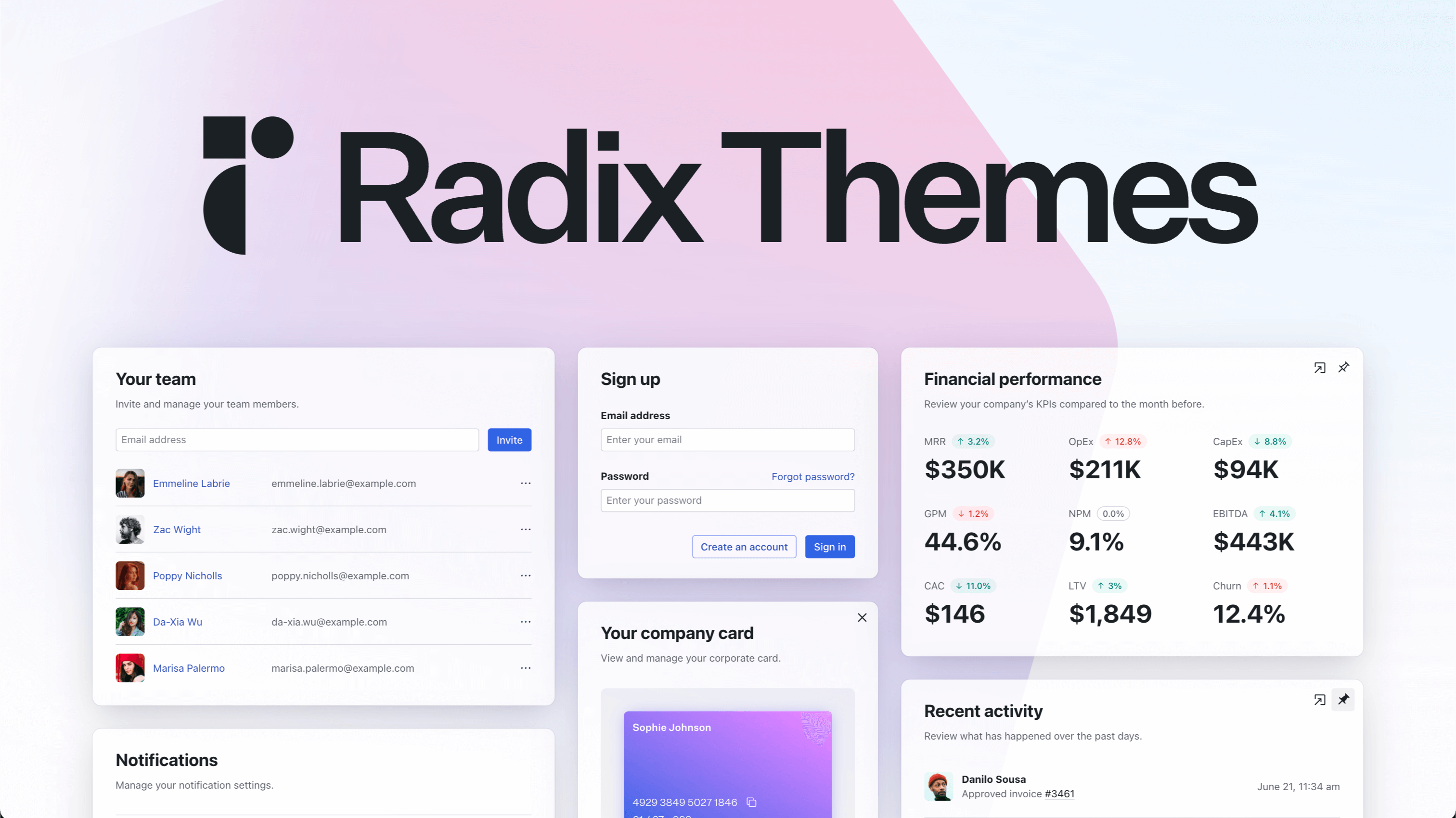 Dialog – Radix Themes